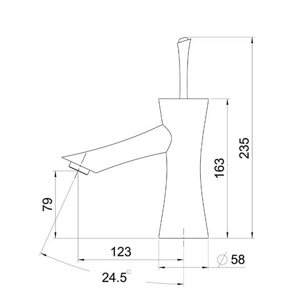 F-611 Krom Lavabo Bataryası