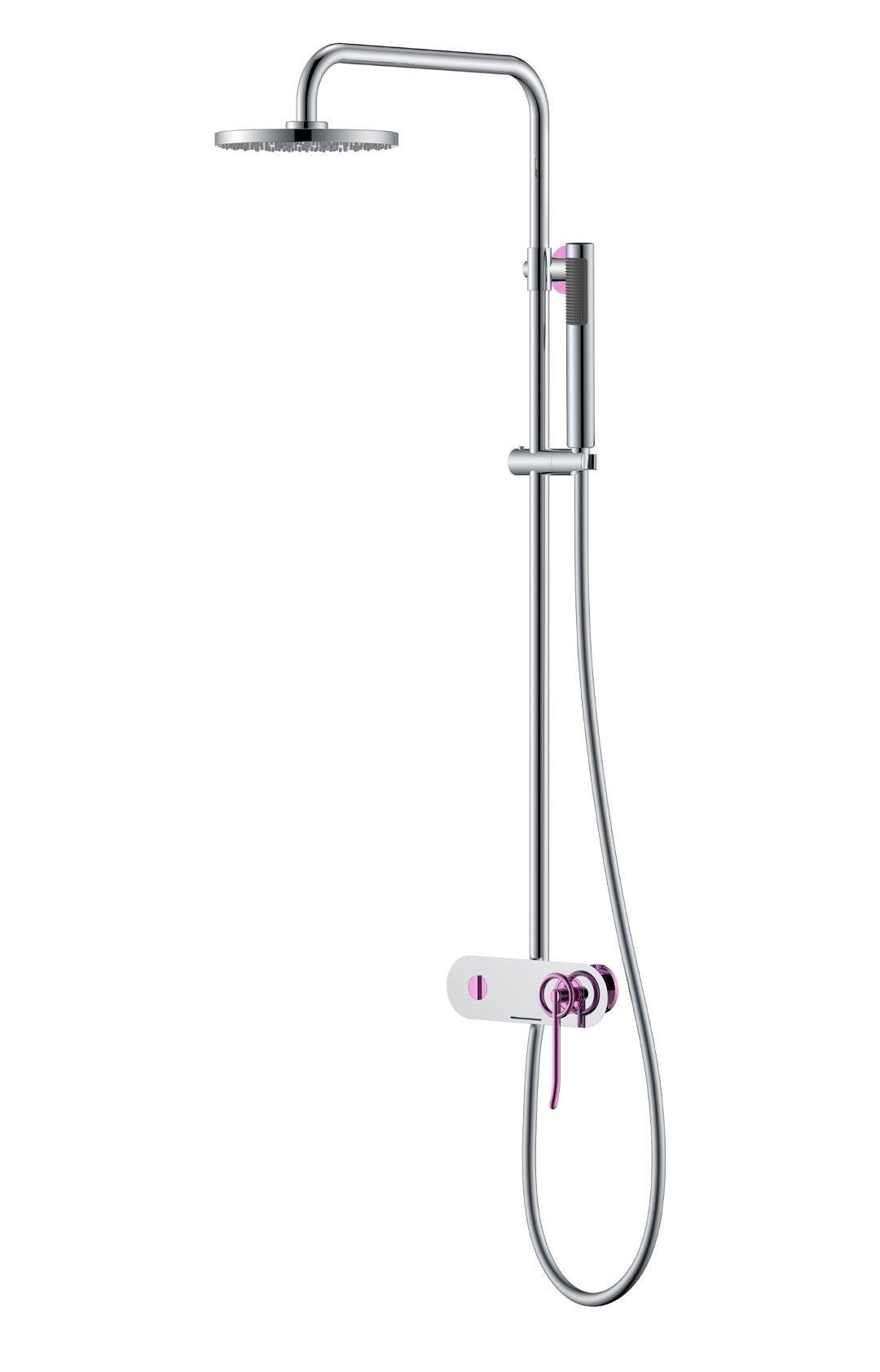 FA-5051P Krom & Mor Duş Ünitasi