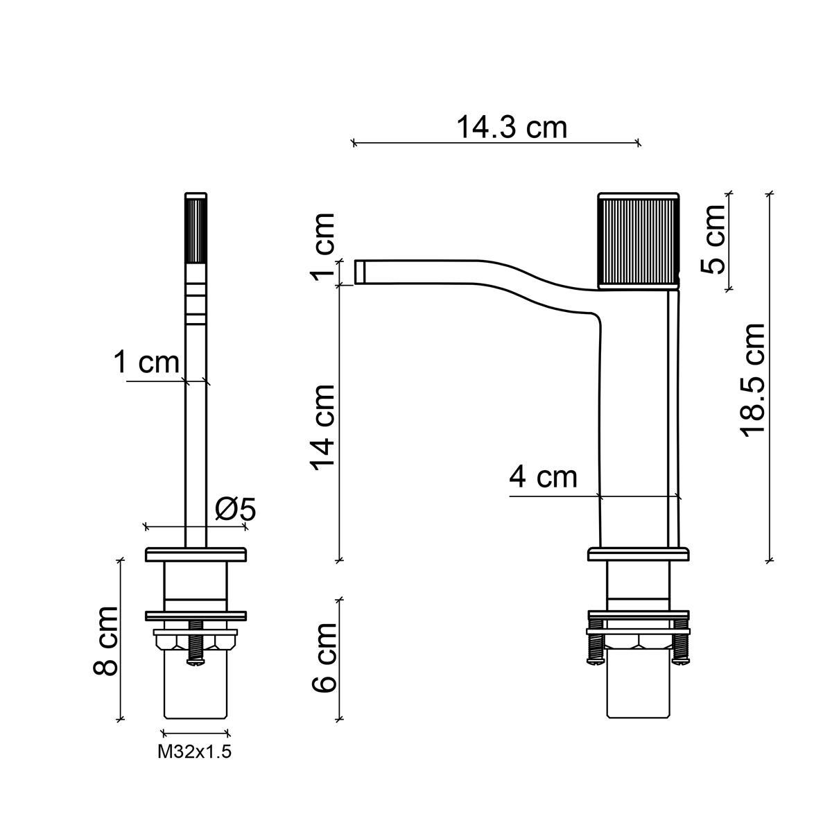 FA-7011 Krom Lavabo Bataryası