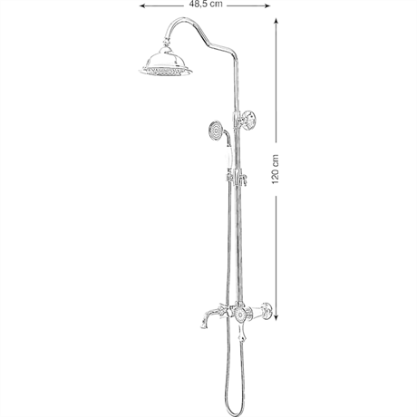 FB-1152 Gold Duş Ünitesi