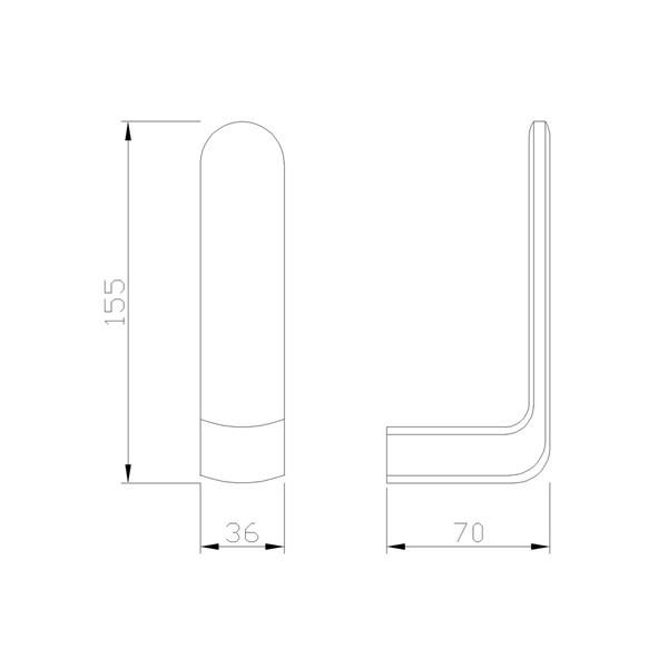 FC-10103 Krom Tuvalet Kağıtlığı