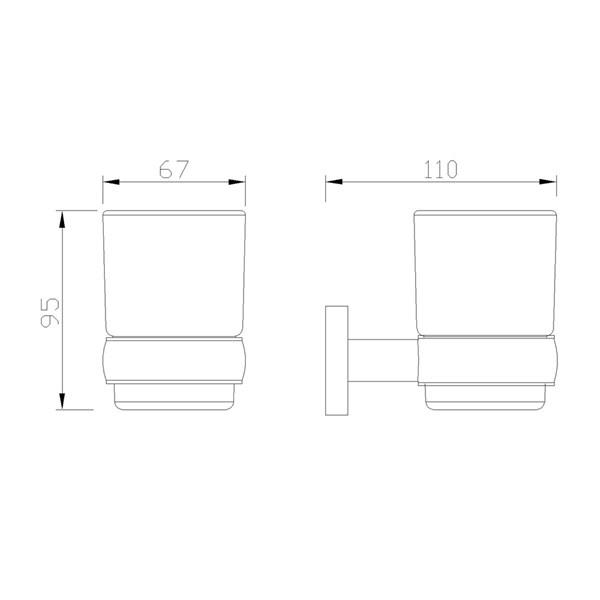 FC-30106 Krom Diş Fırçalığı
