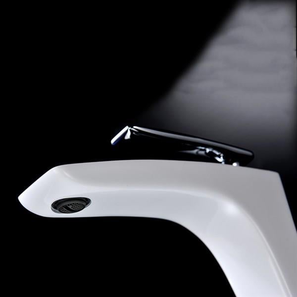 FG-1514 Krom & Beyaz Lavabo Bataryası