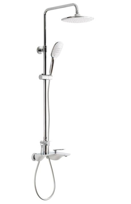 FG-1554 Krom & Beyaz Duş Ünitesi