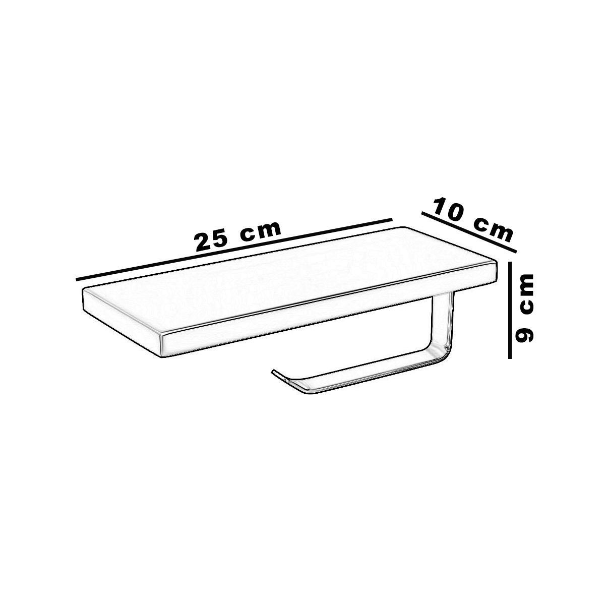 FJ-10503 Mat Siyah Tuvalet Kağıtlığı