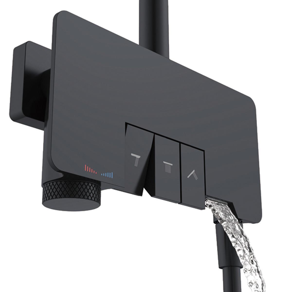 FJ-3155 Mat Siyah Duş Ünitesi