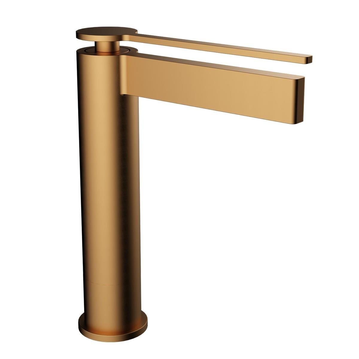 FJ-6023F Mat Fırçalanmış Rose Yüksek Lavabo Bataryası