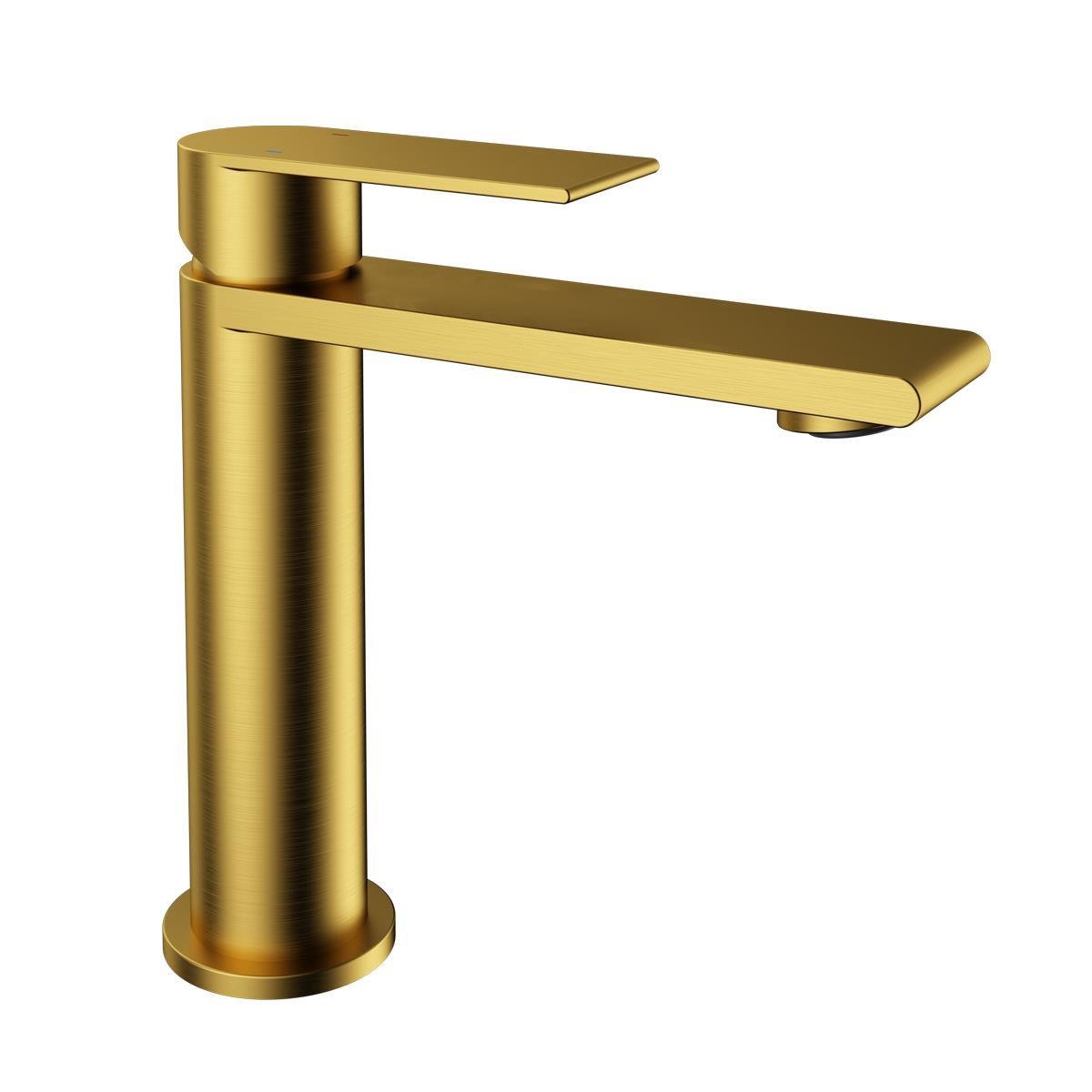 FJ-SS1012 Mat Altın Lavabo Bataryası