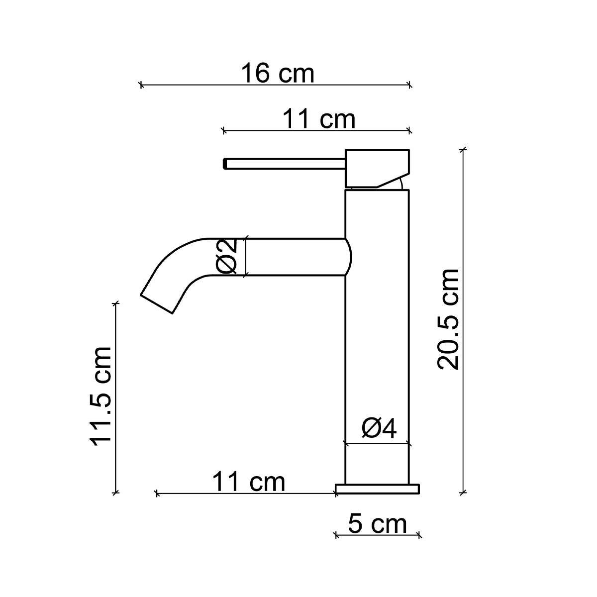 FJ-SS2015 Mat Siyah Lavabo Bataryası