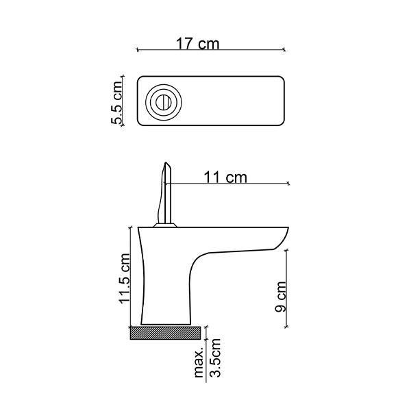 FK-5111 Krom Lavabo Bataryası