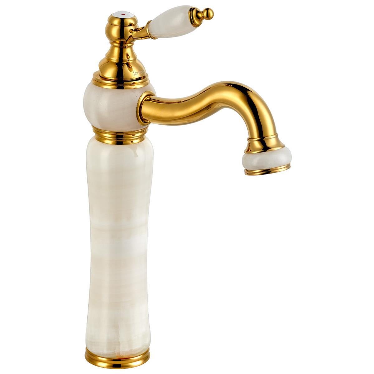 FL-0022 Gold & Mermer Lavabo Bataryası