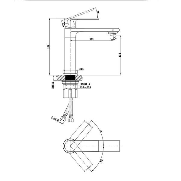 FM-2311 Krom Lavabo Bataryası