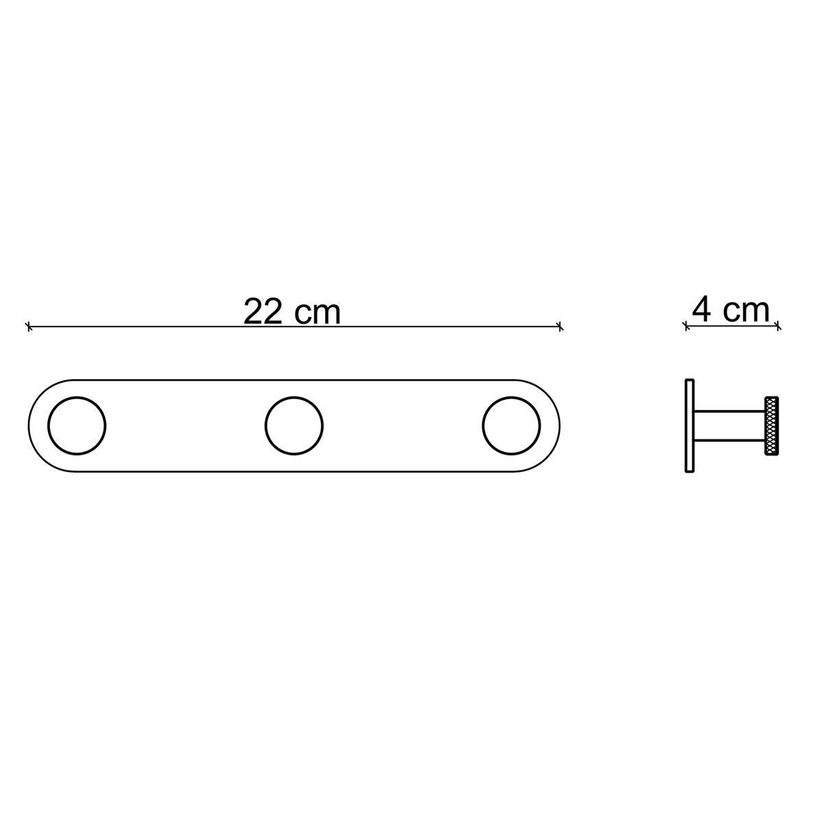 FY-90109 Mat Krom & Siyah Askı