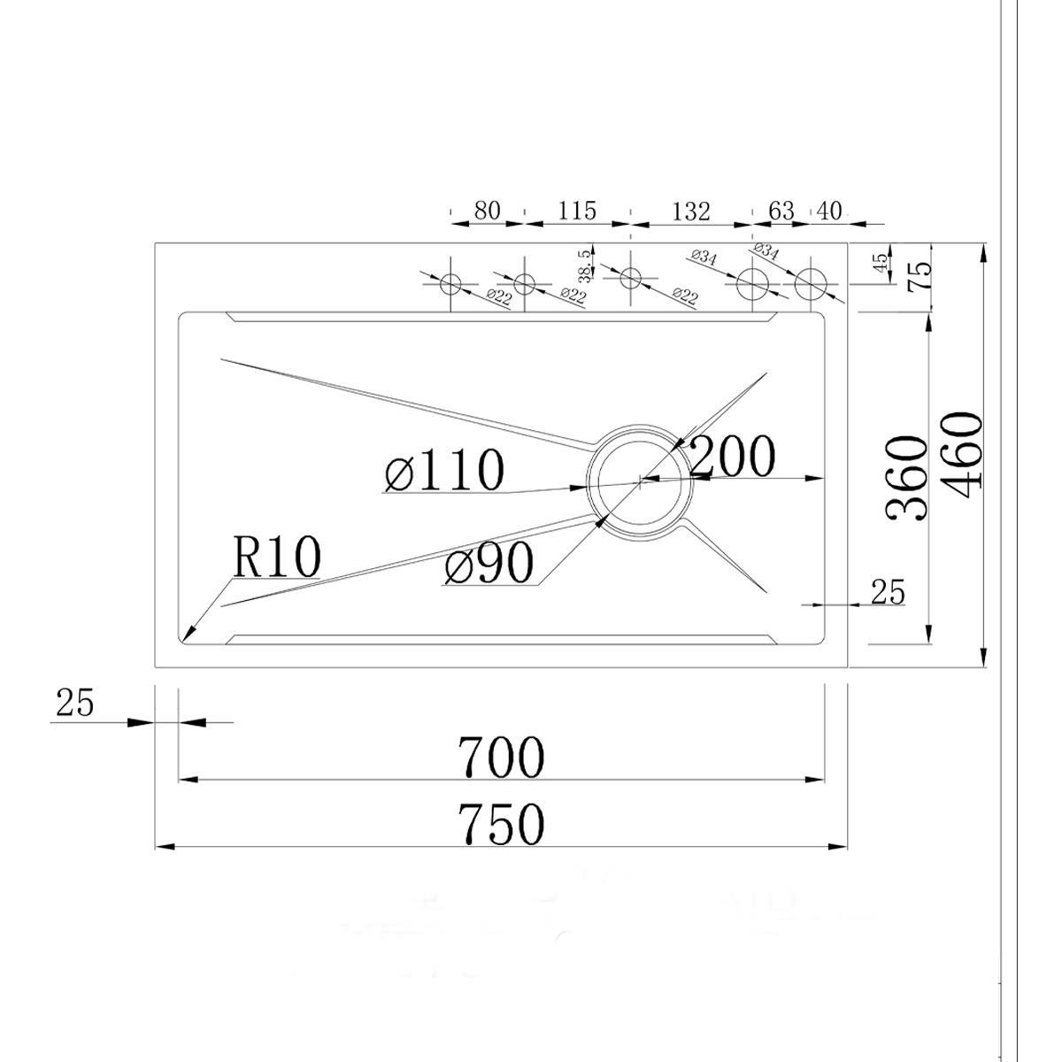 L-ME75-3001NB Mutfak Eviyesi