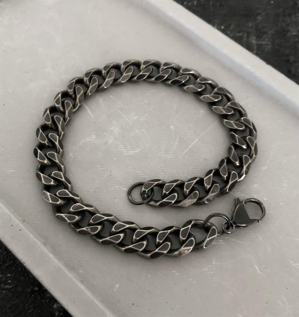 MAT ÇELİK ZİNCİR BİLEKLİK