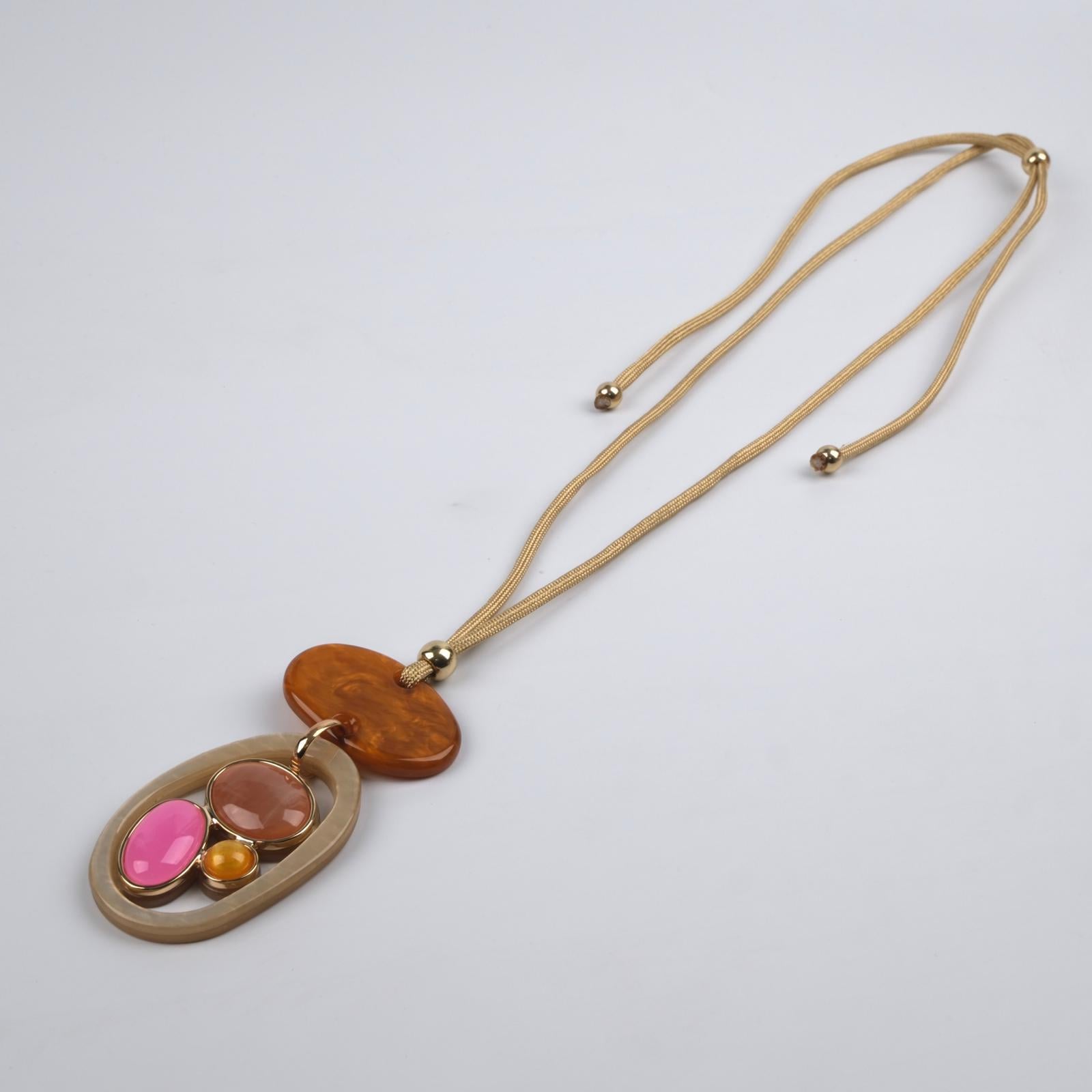 Toptan AKRİLİK KOLYE 70CM