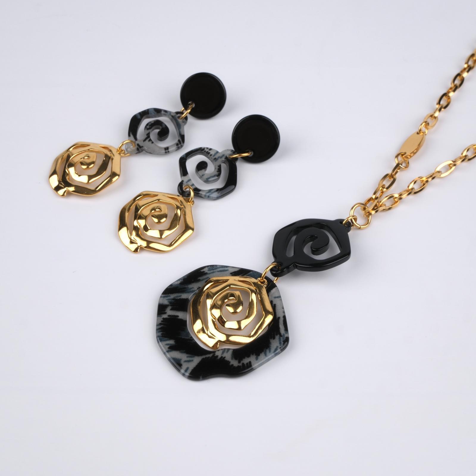 Toptan ÇELİK AKRİLİK KOLYE