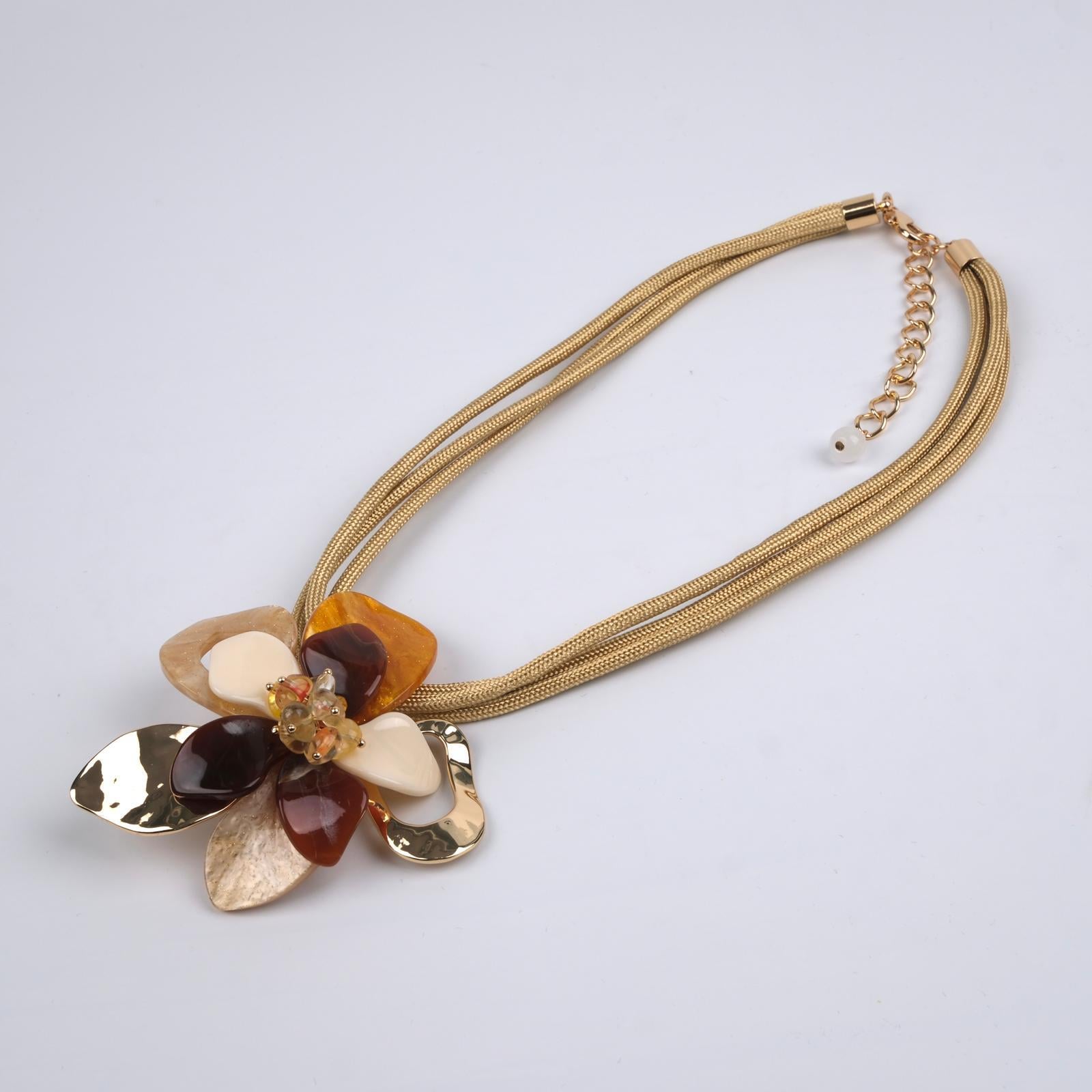 Toptan ÇİÇEK KOLYE 