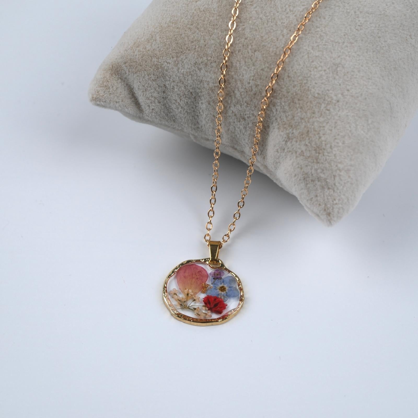 Toptan ÇİÇEKLİ KOLYE