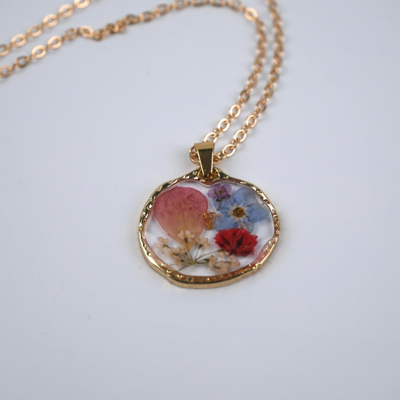 Toptan ÇİÇEKLİ KOLYE