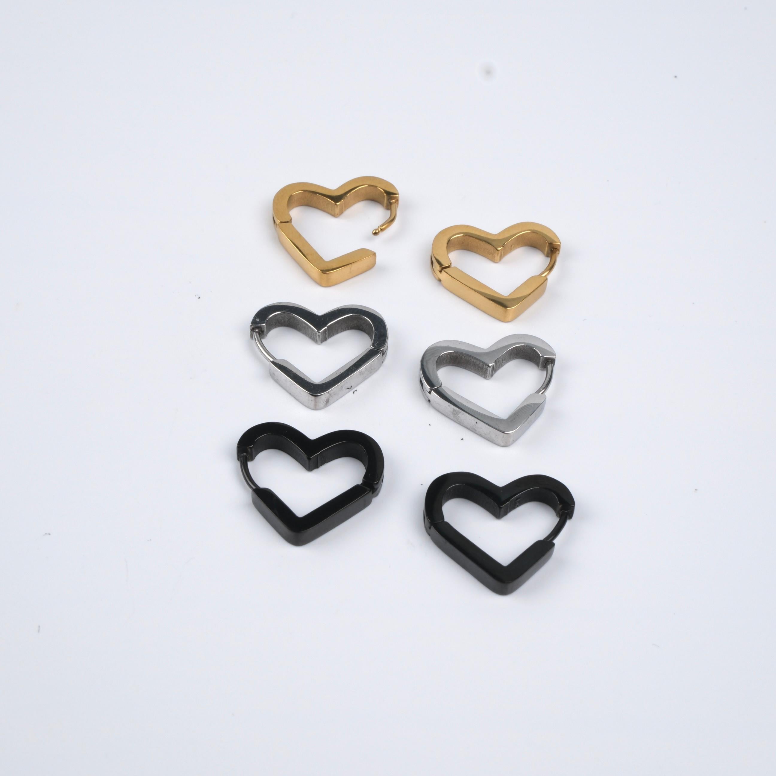 Toptan KALP ÇELİK KOLYE