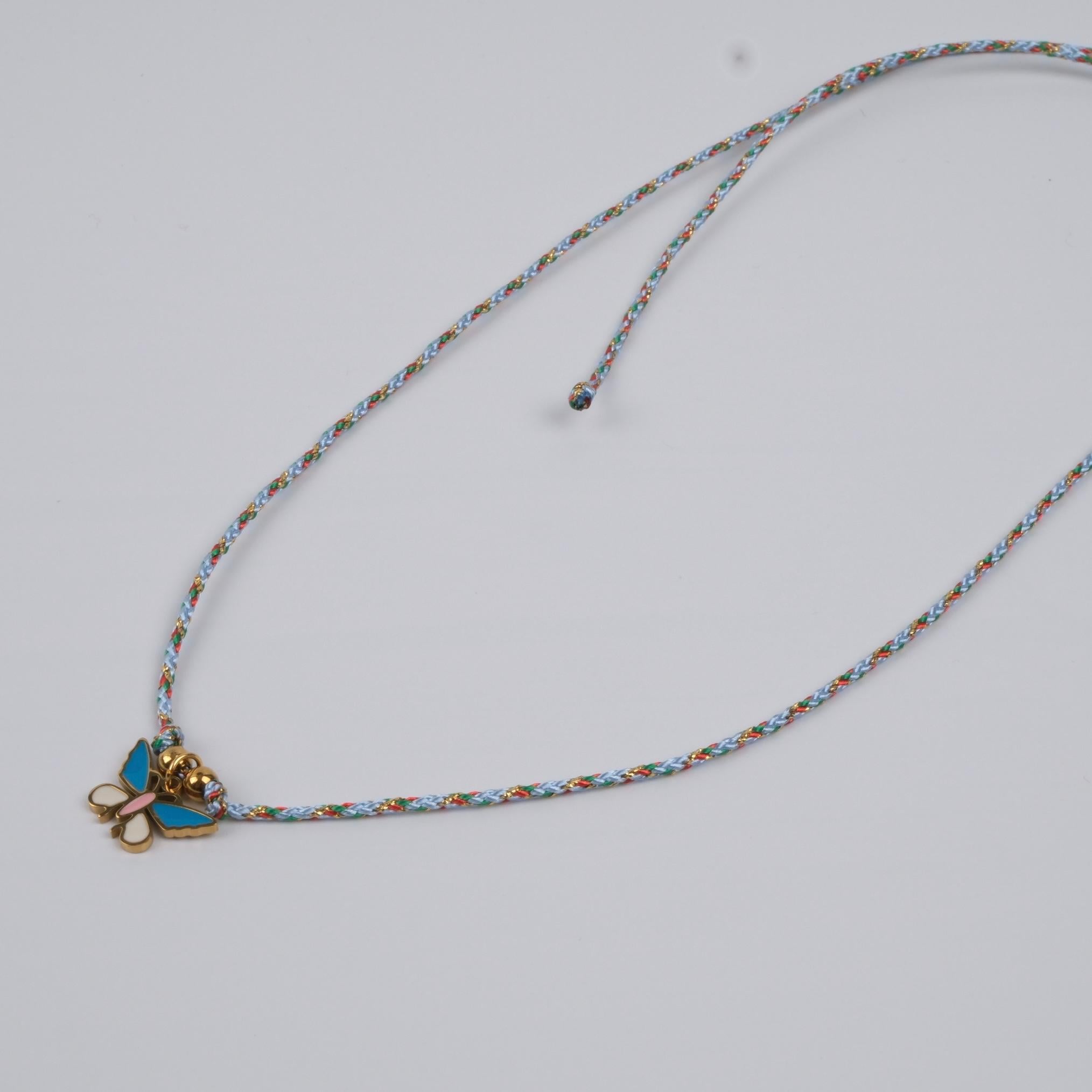 Toptan KELEBEK UÇ KOLYE 