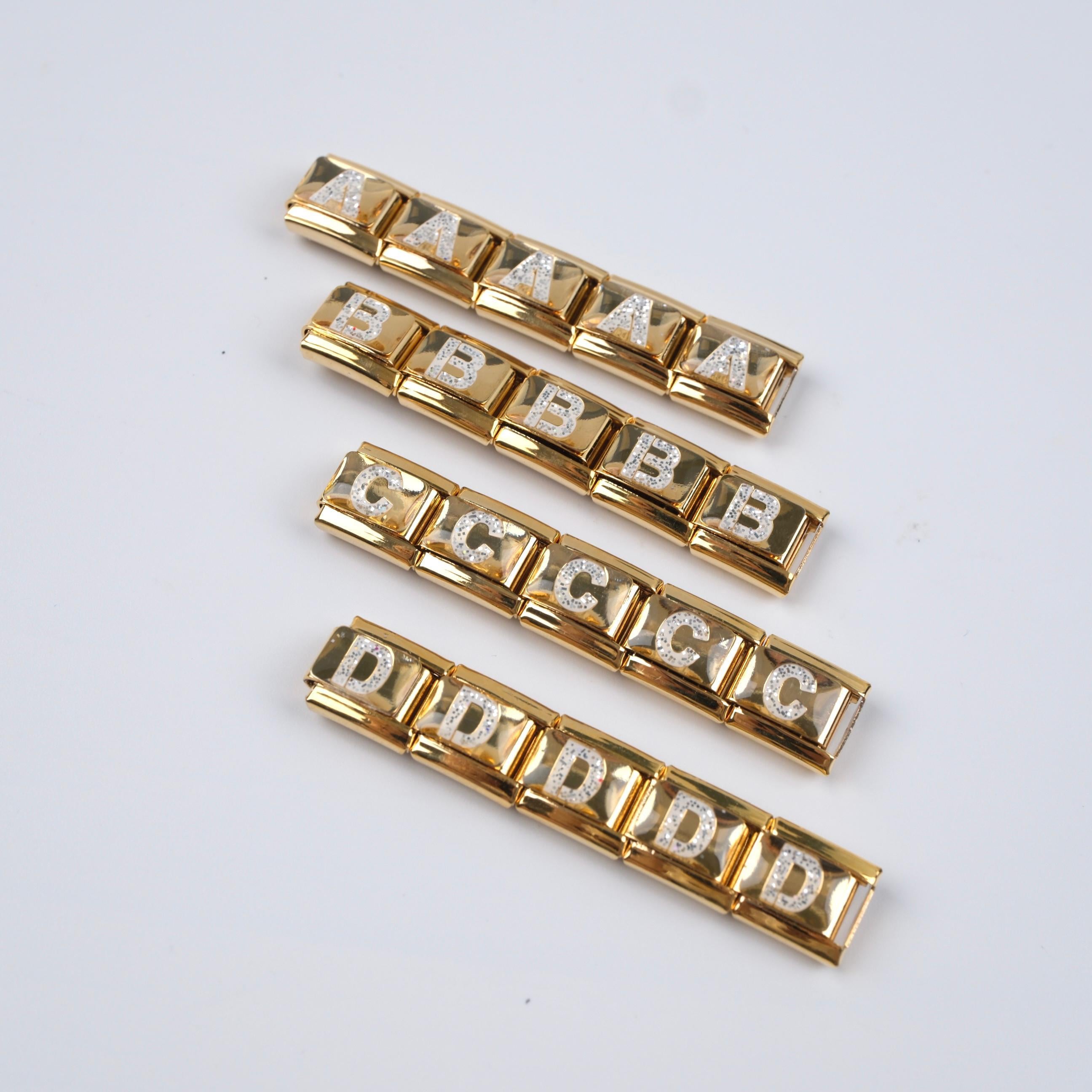 Toptan SİMLİ HARF CHARM GOLD