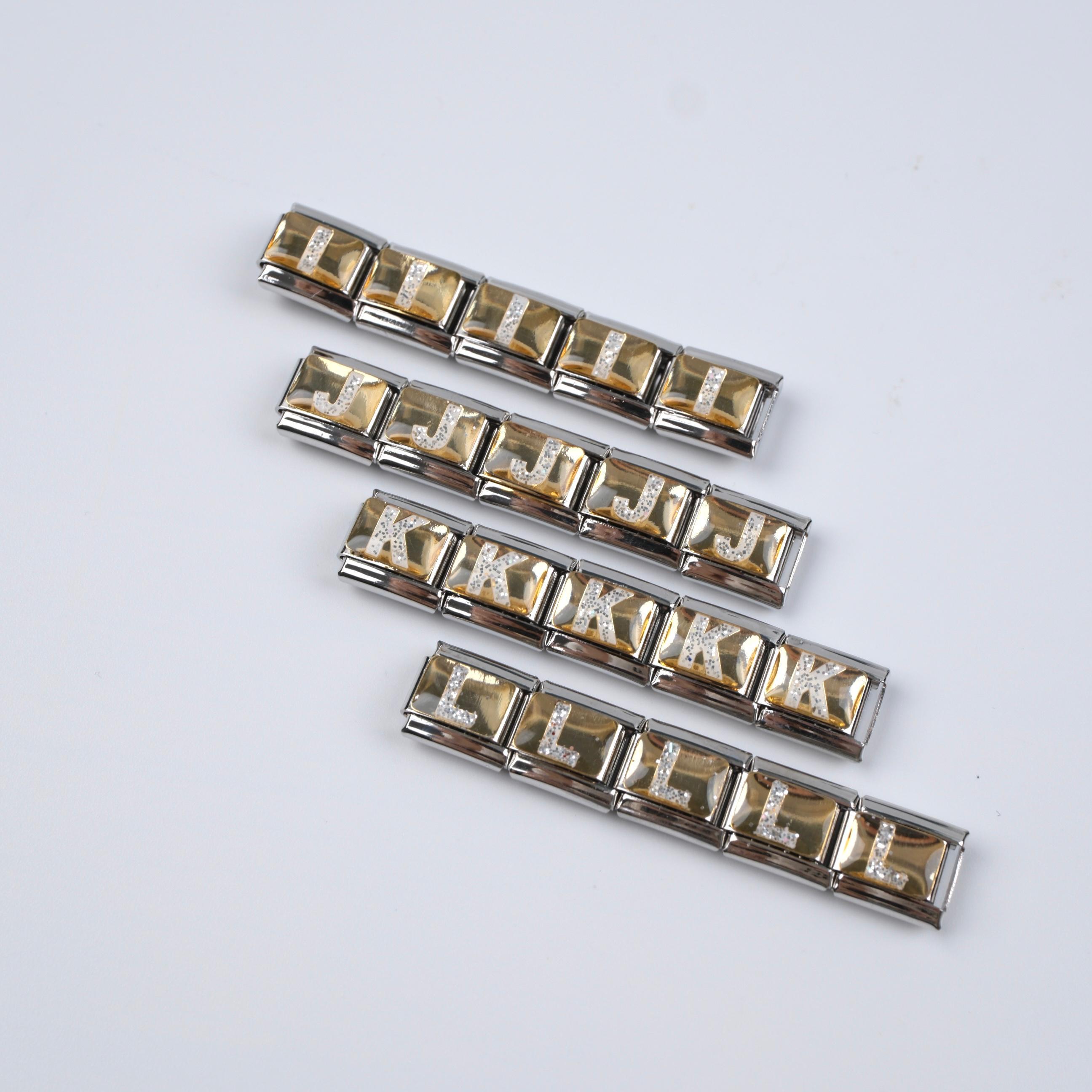 Toptan SİMLİ HARF CHARM SILVER