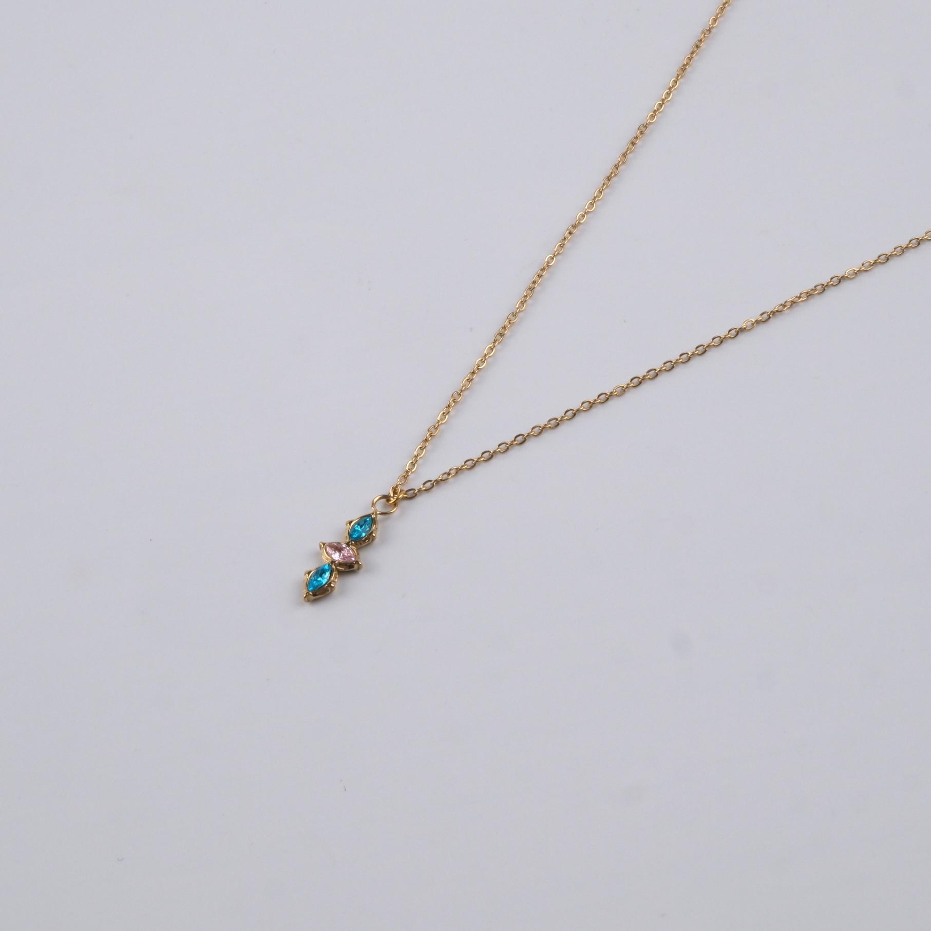 Toptan TAŞ UÇLU KOLYE 