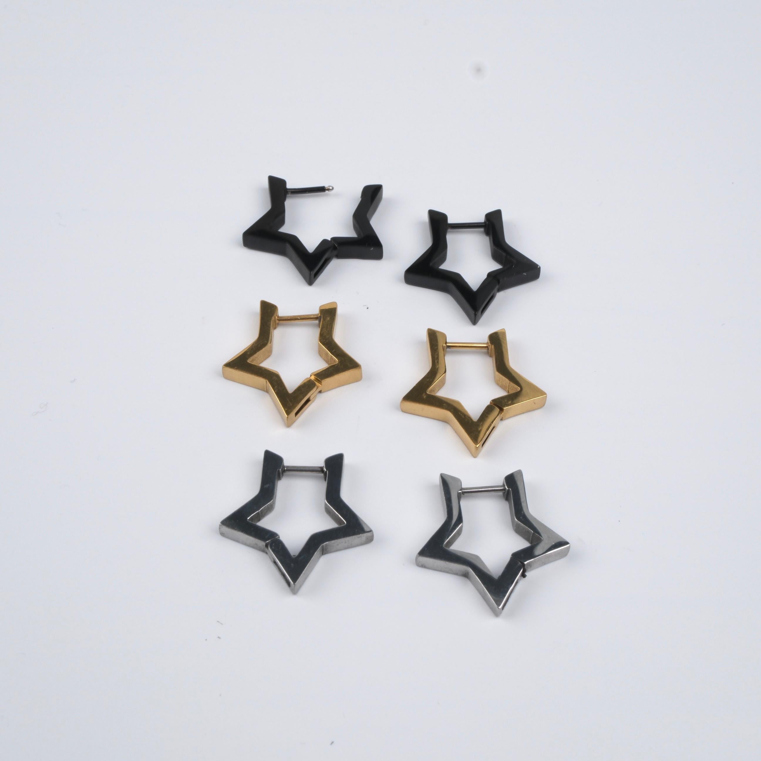 Toptan YILDIZ ÇELİK KOLYE