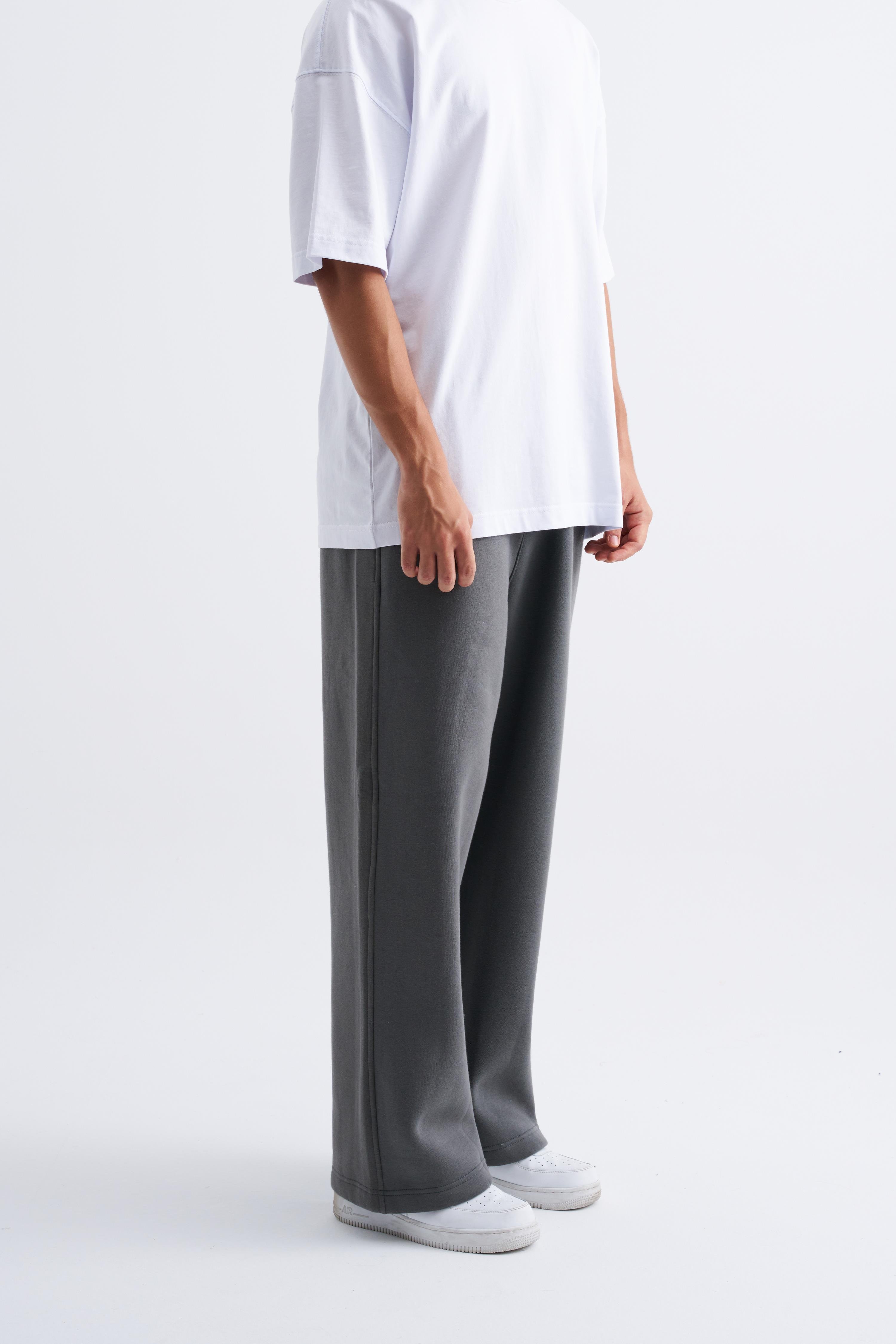 Erkek Baggy Oversize Antrasit Eşofman Altı