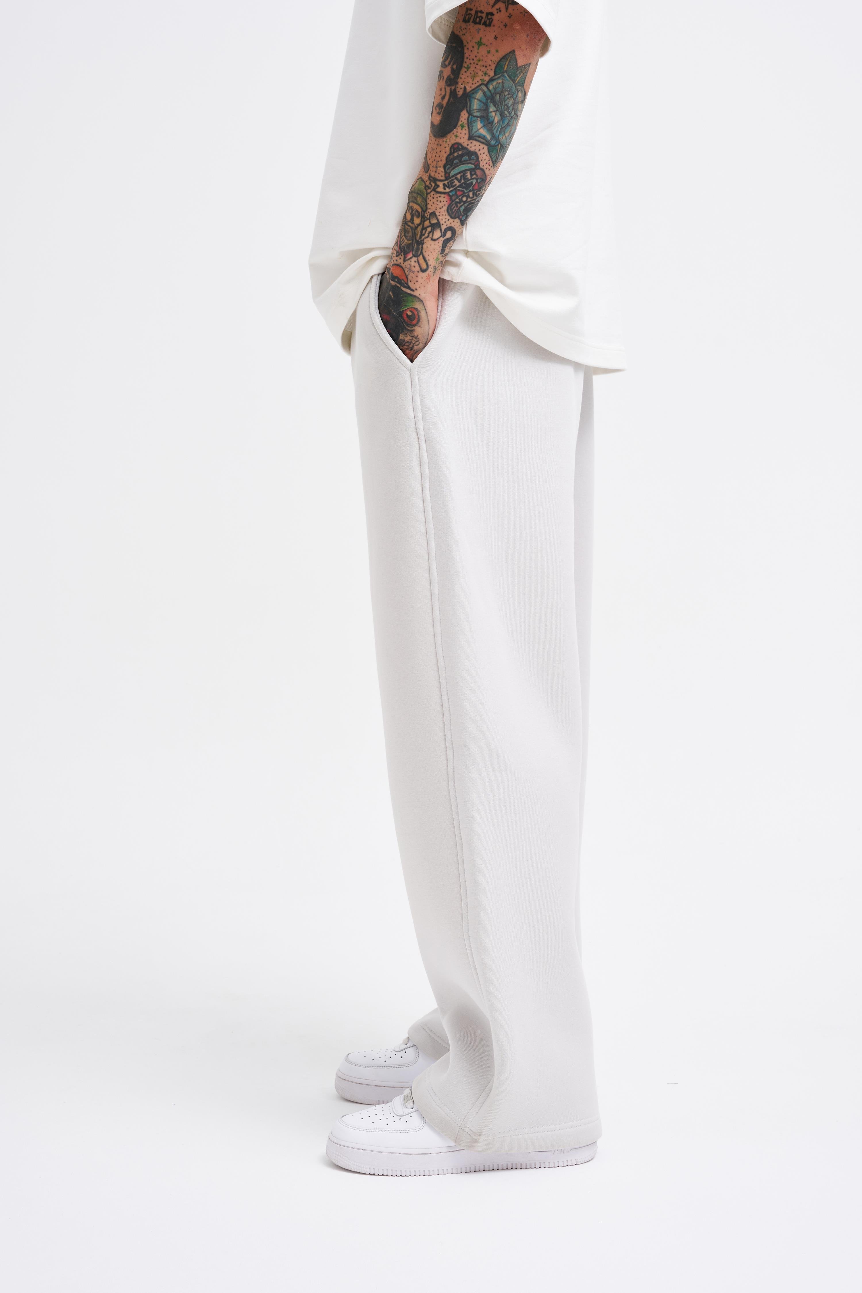 Erkek Baggy Oversize Gri Eşofman Altı