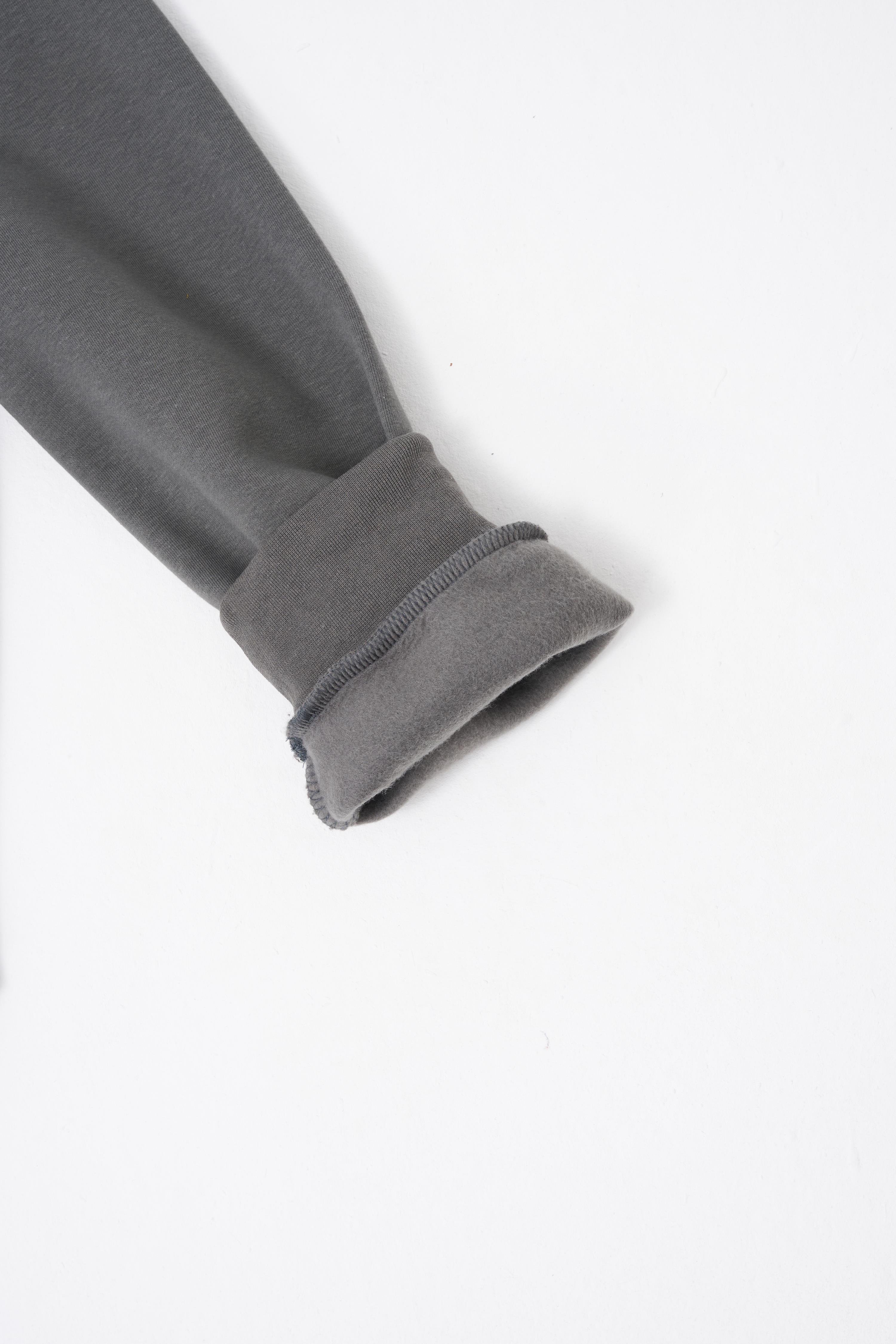 Erkek Basic Bisiklet Yaka Oversize Antrasit Sweatshirt