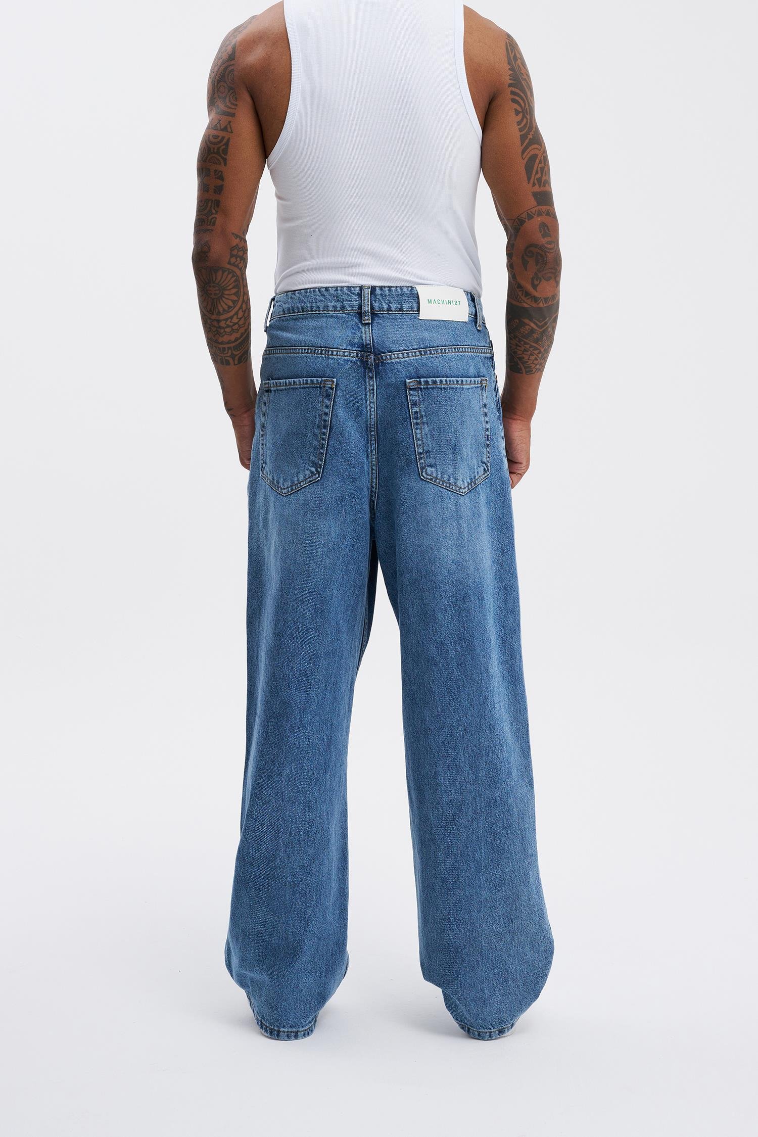 Erkek Oversize Baggy Jean SOFT BLUE