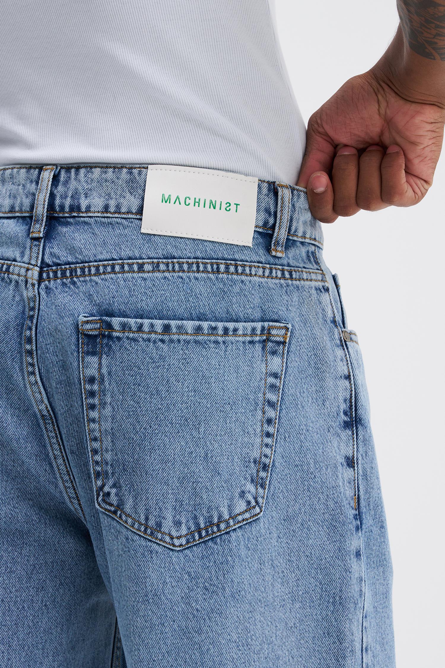 Erkek Relaxed Baggy Jean Açık Mavi Pantolon