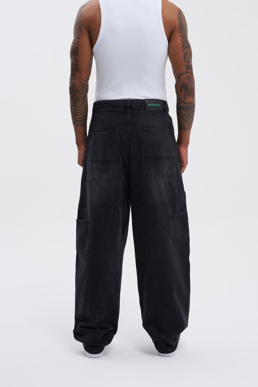 JPIECED CARPENTER PANTS EFEKTLİ ANTRASIT