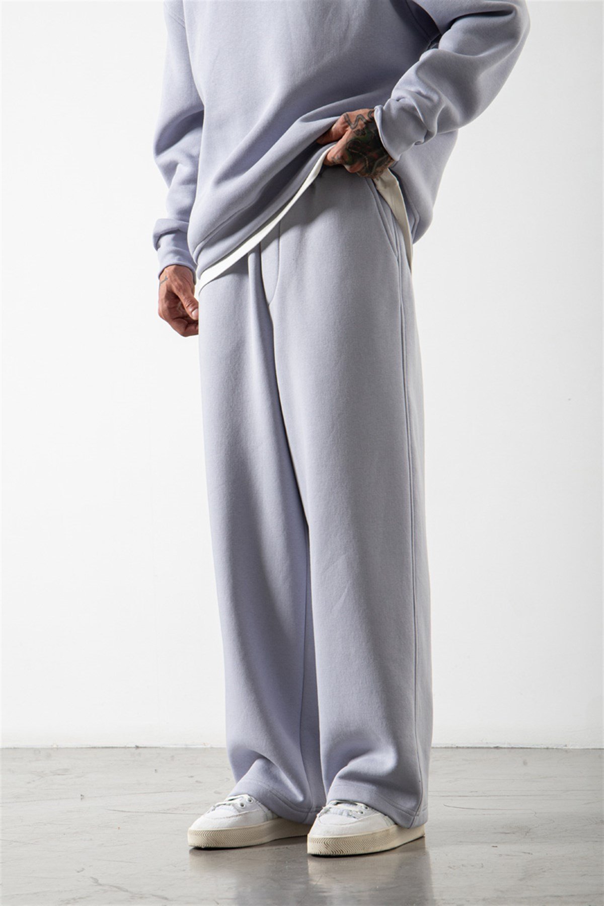 Oversize Beli Lastikli Baggy Eşofman ICE LİLA