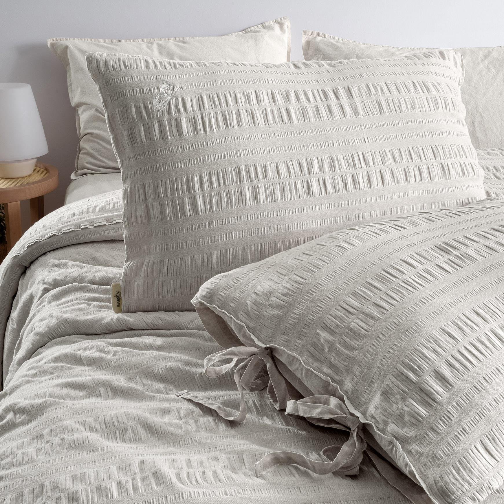 Sarev Leon Bej Çift Kişilik %100 Pamuk Mood Comfort Nevresim Takımı