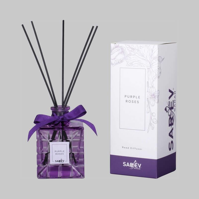 Sarev Purple Roses Reed Diffuser Çubuklu Oda Kokusu