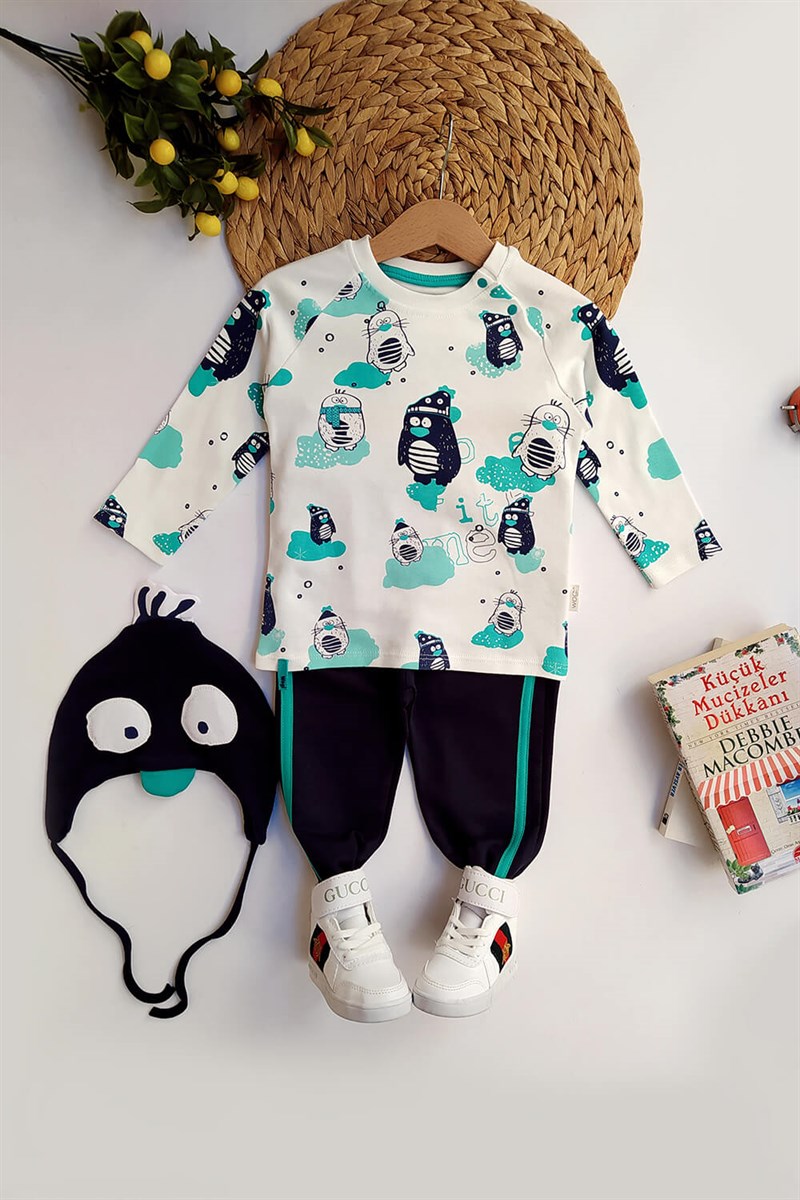 Erkek Bebek 3'lü Sweat