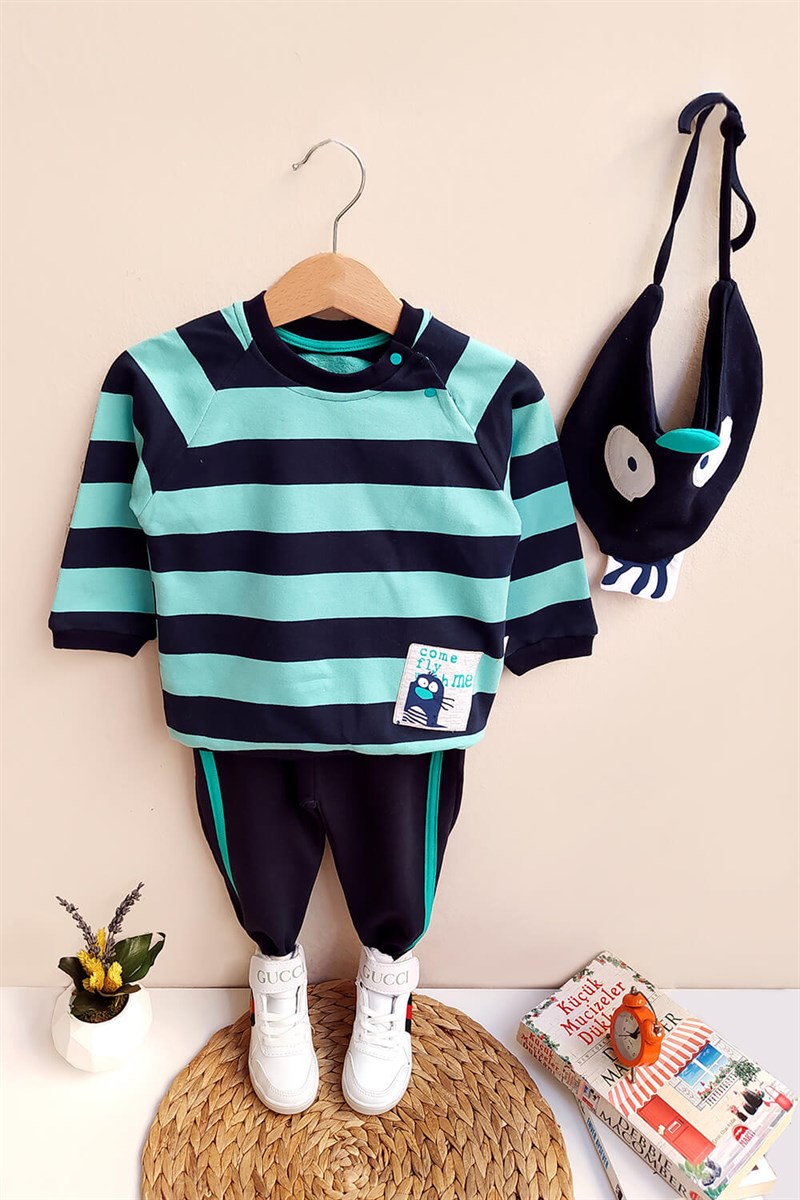 Erkek Bebek 3'lü Sweat Takım