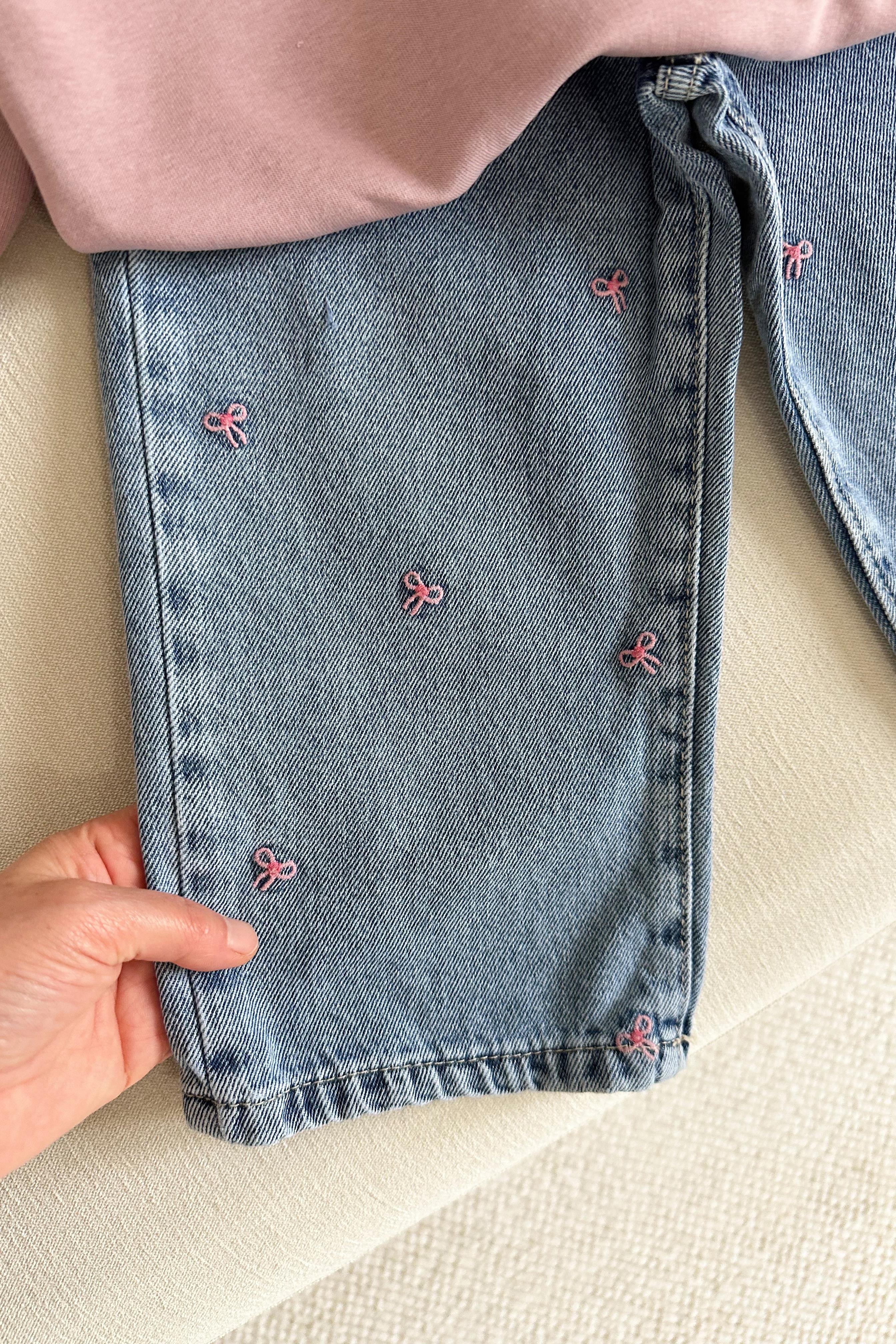 Fiyonk Desenli Kız Çocuk Takım Mor