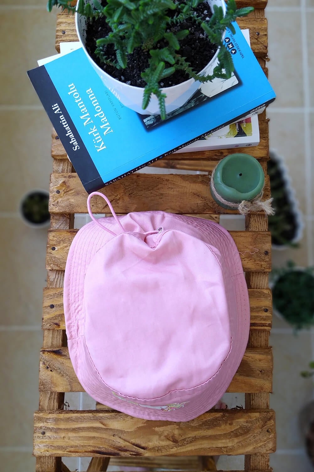 Hello Kitty Baskılı Çocuk Şapka Pembe