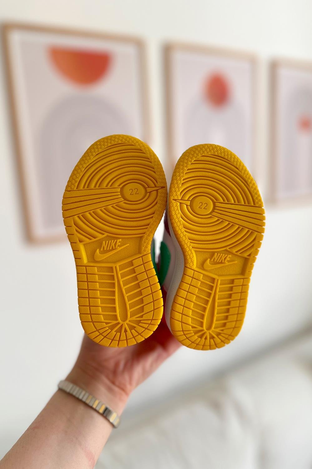 Jordan Baskılı Bağcıklı Çocuk Spor Ayakkabı Mor