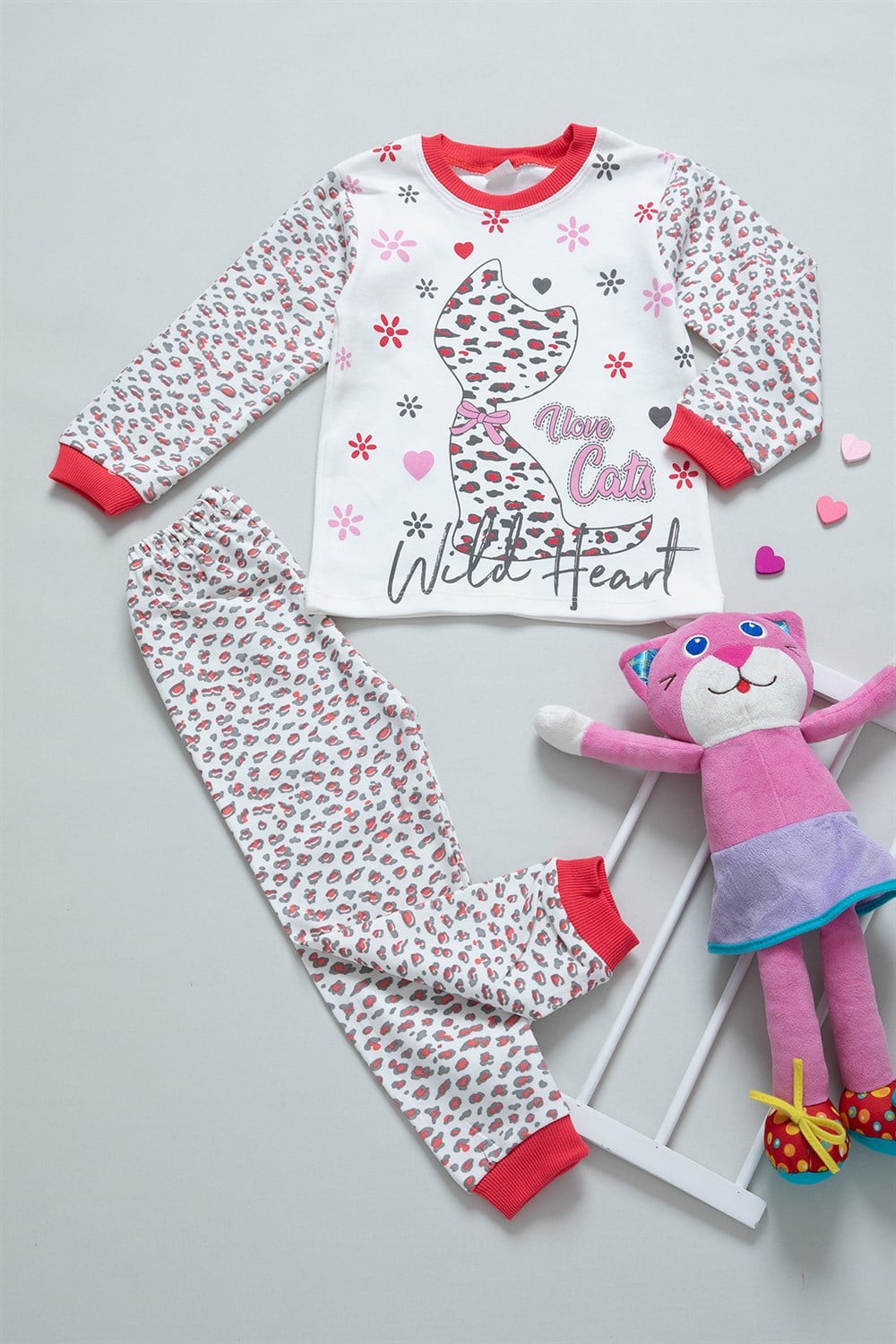 Leopar Baskılı Pijama Takımı