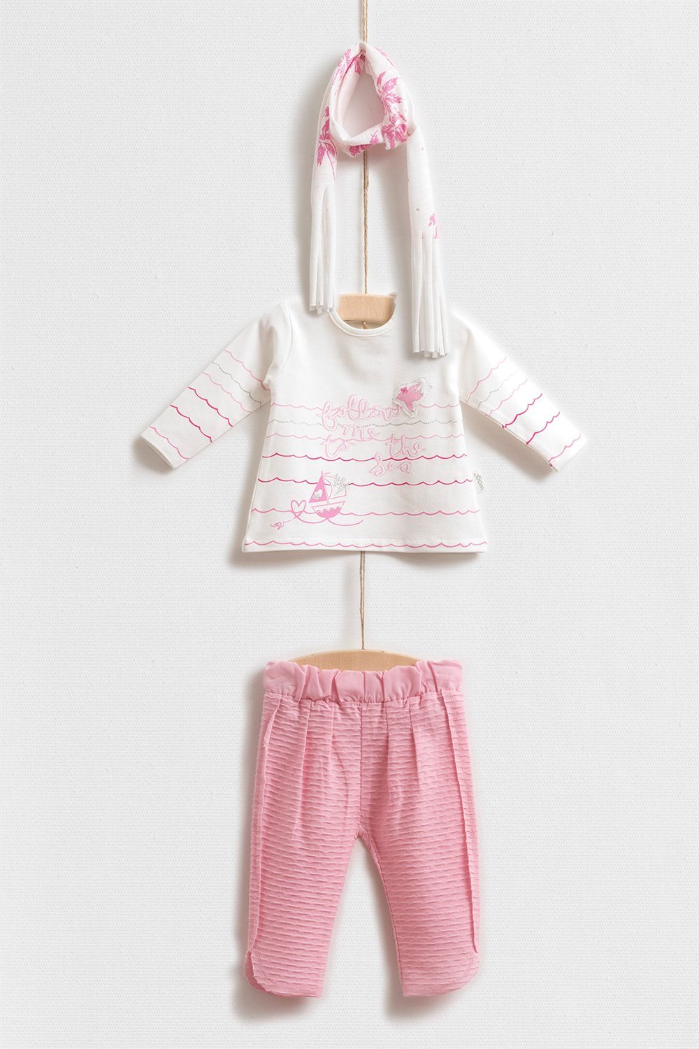 Sea Kız Bebek 3'lü Sweat Set