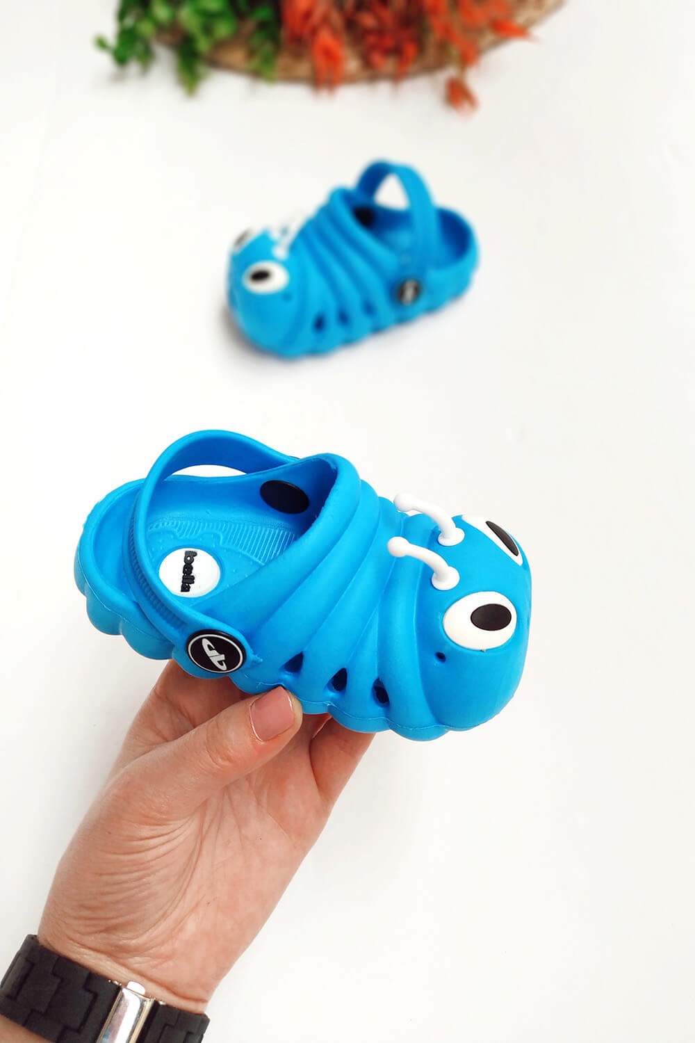 Tırtıl Crocs Çocuk Sandalet Mavi