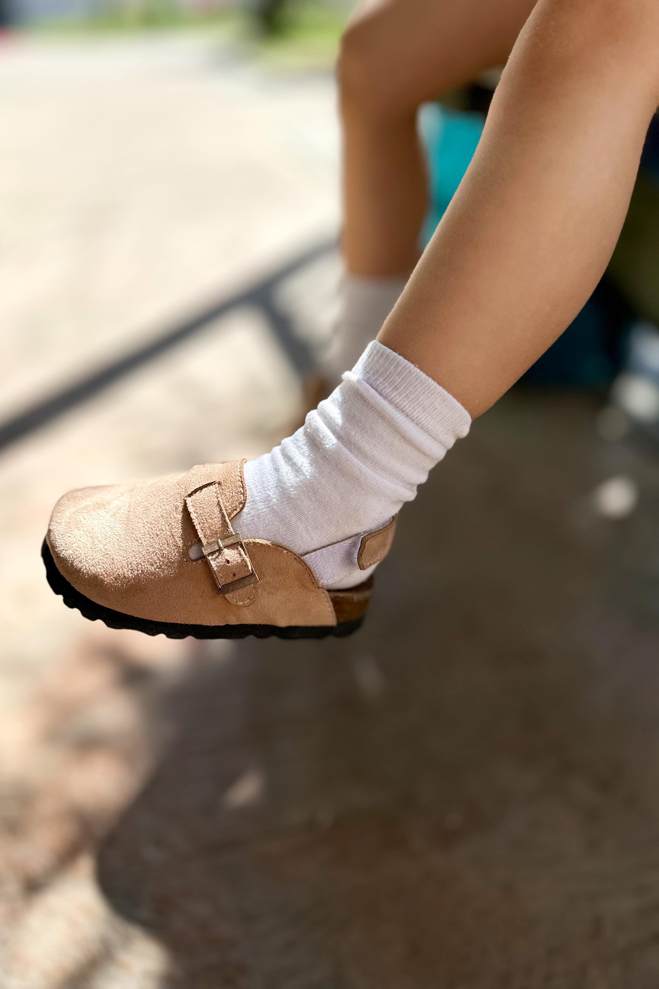 Tokalı Çocuk Terlik Bej