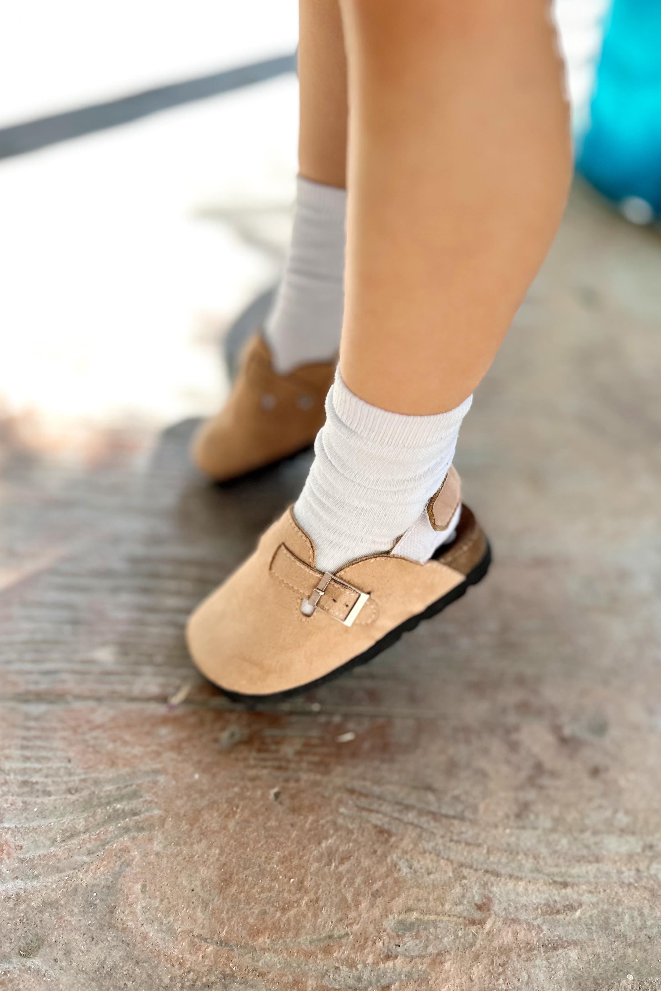 Tokalı Çocuk Terlik Bej