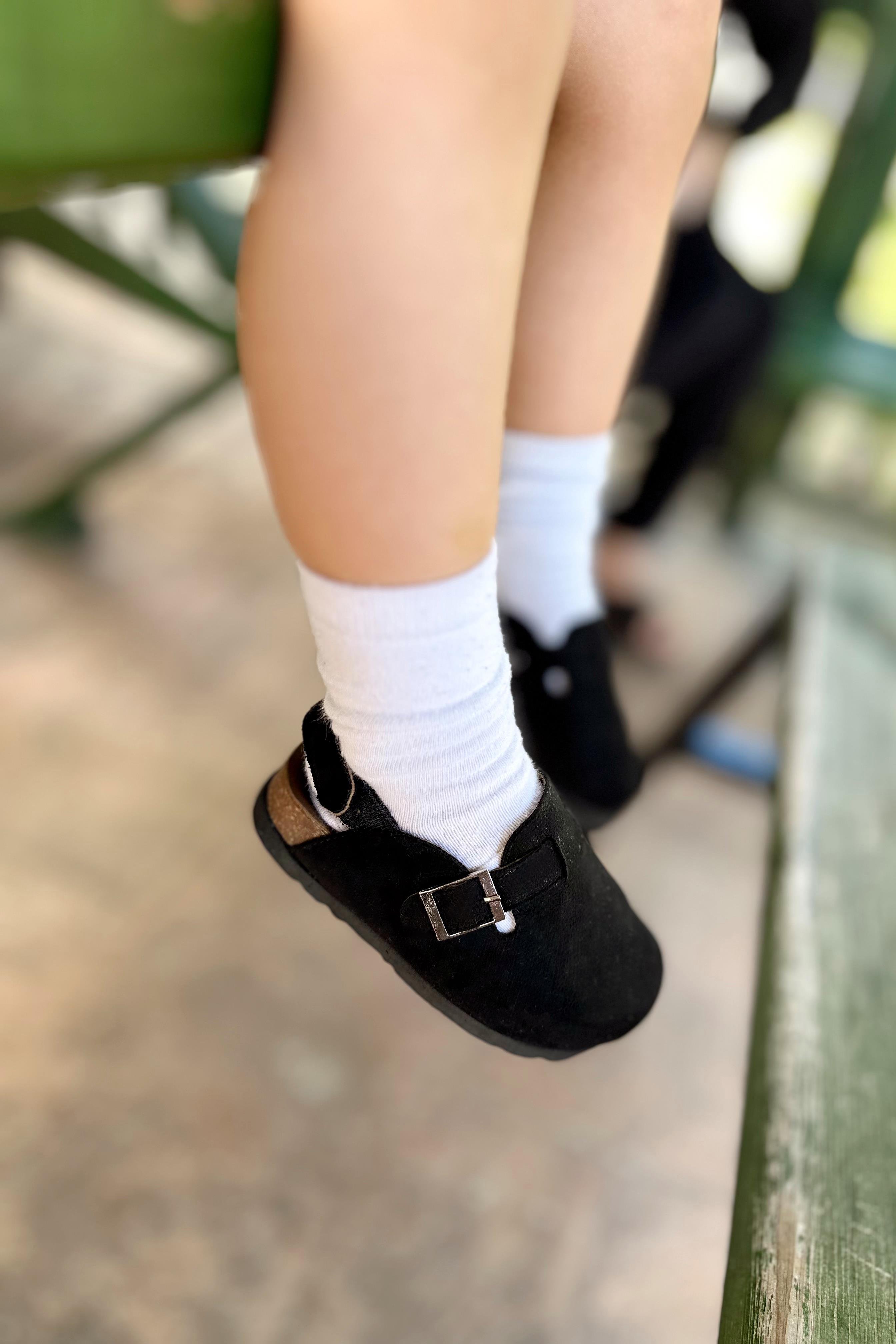 Tokalı Çocuk Terlik Siyah